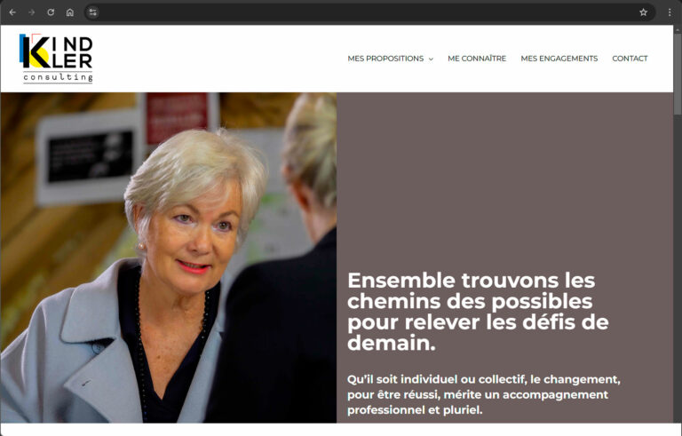 Réalisation du site Internet Kindler Consulting